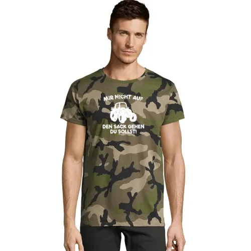 Traktor Nicht Auf Den Sack Gehen Du Sollst! Spruch Männer T-Shirt