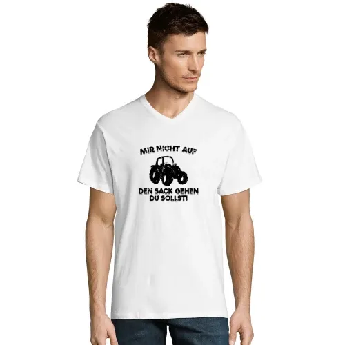 Traktor Nicht Auf Den Sack Gehen Du Sollst! Spruch Männer T-Shirt