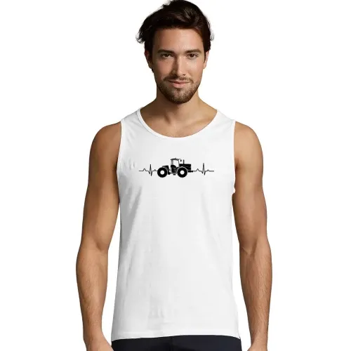 Traktor Trecker Herzschlag K700 Landmaschine Puls Männer T-Shirt