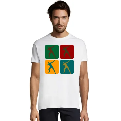 Usain Bold Warhol Männer T-Shirt Usain Bold Warhol T-Shirt