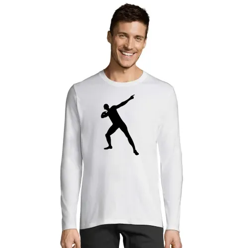 Usain Bolt Pose Männer T-Shirt
