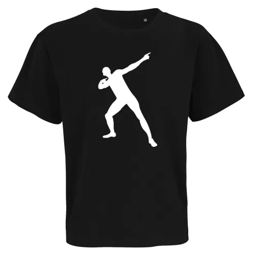 Usain Bolt Pose Männer T-Shirt