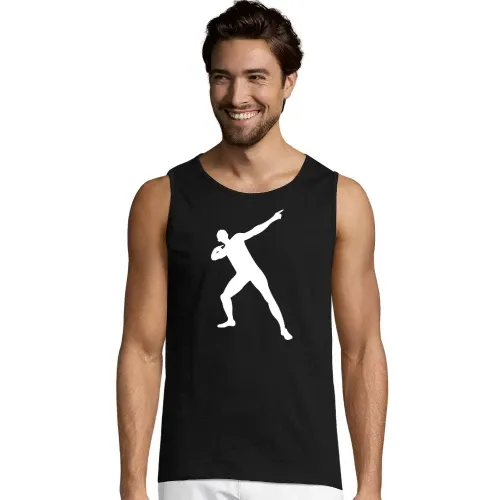 Usain Bolt Pose Männer T-Shirt