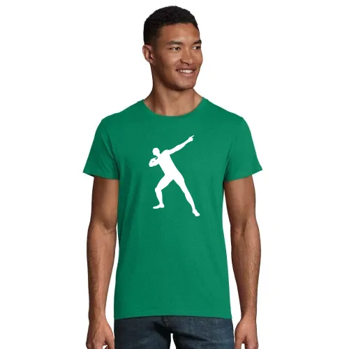 Usain Bolt Siegerpose Männer T-Shirt