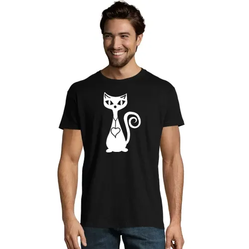 verliebter Kater T-Shirt Männer Imperial
