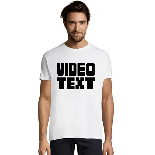 Video Text im Fernsehen Männer T-Shirt Video Text im Fernsehen T-Shirt