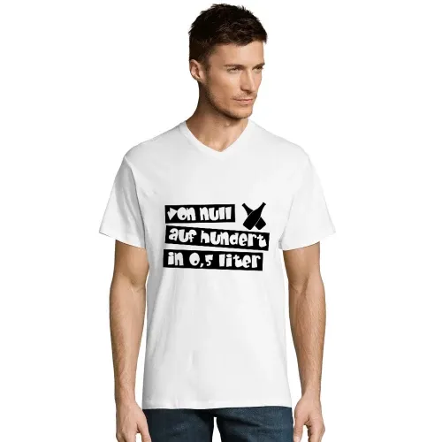 von null auf hundert in 0,5 liter Männer T-Shirt