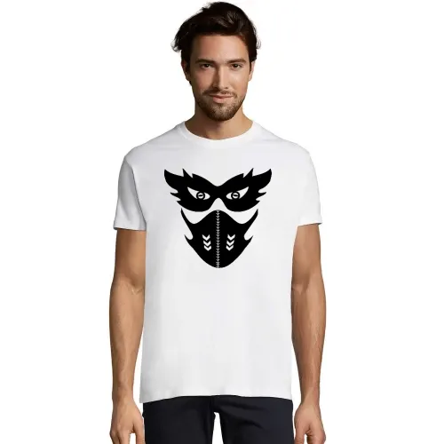 Wave Gotik Maske und Mundschutz Männer T-Shirt Wave Gotik Maske und Mundschutz T-Shirt