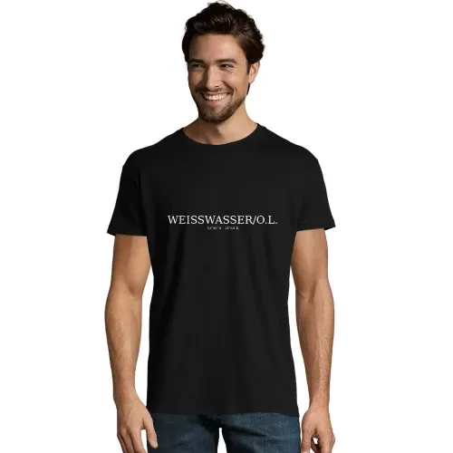 Weißwasser/o.l. Koordinaten T-Shirt Männer Imperial