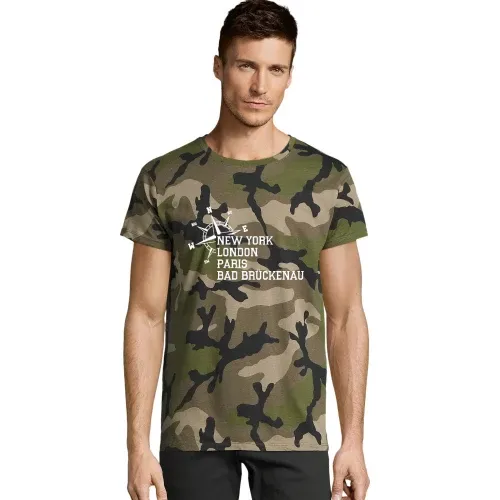 Weltstadt Bad Brückenau T-Shirt Männer Camo