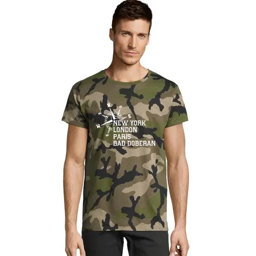Weltstadt Bad Doberan T-Shirt Männer Camo