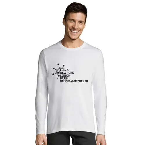 Weltstadt Bruchsal-Büchenau T-Shirt Männer Imperial LSL