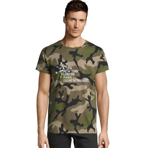 Weltstadt Esens-Bensersiel T-Shirt Männer Camo