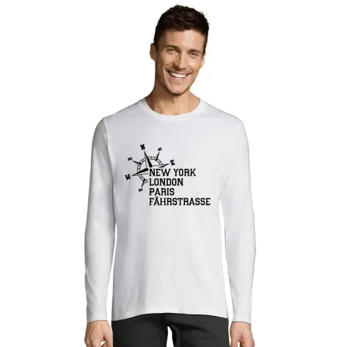 Weltstadt Fährstraße T-Shirt Männer Imperial LSL
