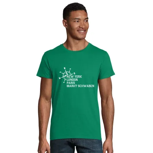 Weltstadt Markt Schwaben T-Shirt Männer Crusader Bio