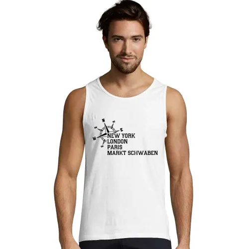 Weltstadt Markt Schwaben T-Shirt Männer Justin