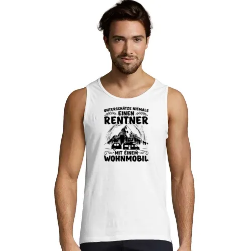 Wohnmobil Opa Rentner Camper Wohnwagen Womo Wowa Männer T-Shirt