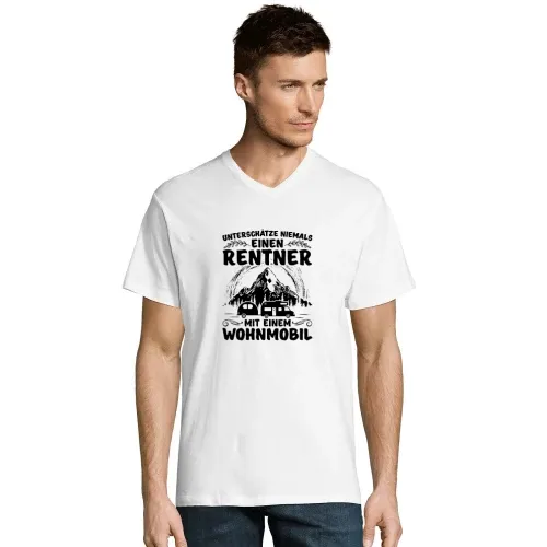 Wohnmobil Opa Rentner Camper Wohnwagen Womo Wowa Männer T-Shirt