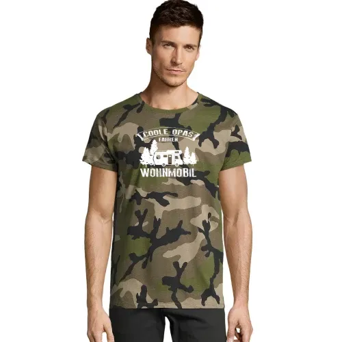 Wohnmobil Opa Womo Camper Großvater Rente Geschenk Männer T-Shirt