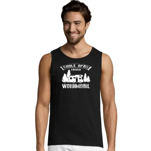 Wohnmobil Opa Womo Camper Großvater Rente Geschenk Männer T-Shirt