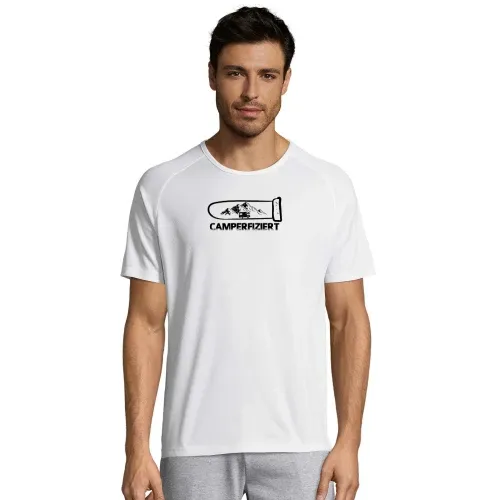 Wohnmobil Reagenzglas - Camper Virus Camperfiziert Männer T-Shirt