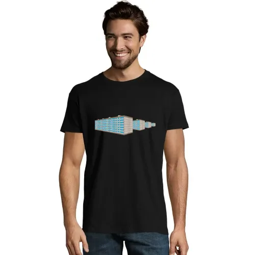 Wohnung Plattenbausiedlung Ost 3D T-Shirt