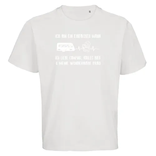 Wohnwagen Puls - Camper Liebt Camping Bier und Frau Männer T-Shirt