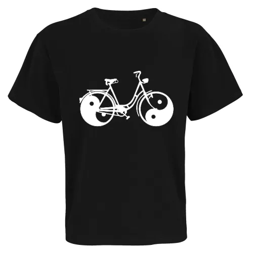 Yin und Yang Fahrrad Männer T-Shirt