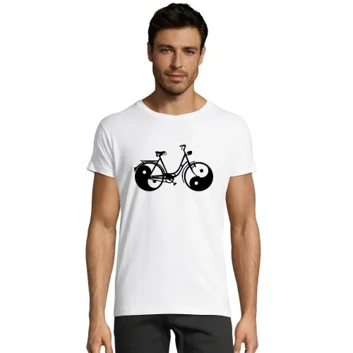 Yin und Yang Fahrrad Männer T-Shirt