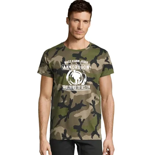 Ziehharmonika Akkordeon Spielen Nur Die Besten Männer T-Shirt