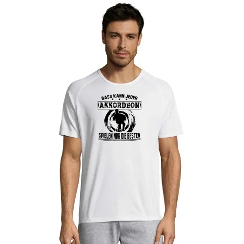 Ziehharmonika Akkordeon Spielen Nur Die Besten Männer T-Shirt