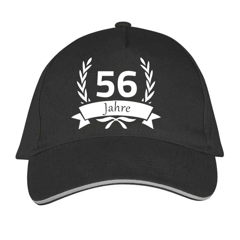  Sonstig. Cap mit Aufdruck '56 Geburtstag im Lorbeerkranz'