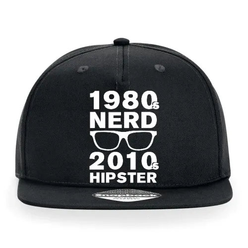 80s Nerd 2010s Hipster Sonstig. Cap 80s Nerd 2010s Hipster Cap