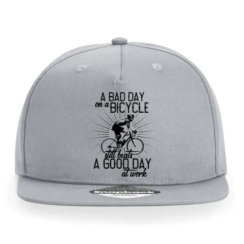 A Bad Day On A Bicycle Beats A Good Day At Work Cap Sonstig. Snapback Rapper