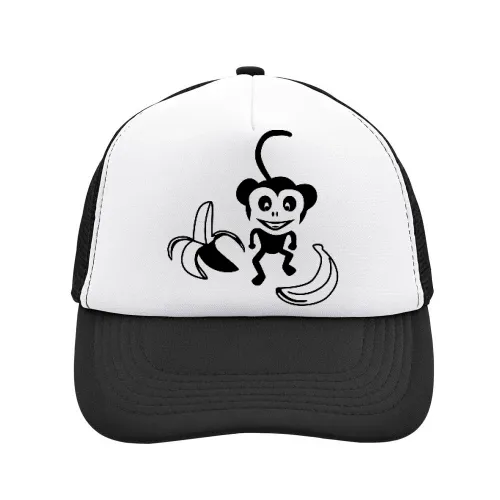 Affe mit Bananen Cap Sonstig. Mesh Cap