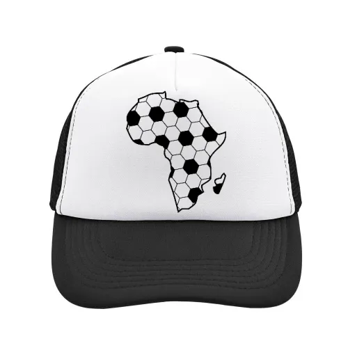 Afrika der schwarze Kontinent als Fußball Sonstig. Cap