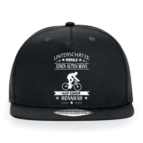 Alter Mann auf Rennrad Fahrrad Rentner Spruch Sonstig. Cap