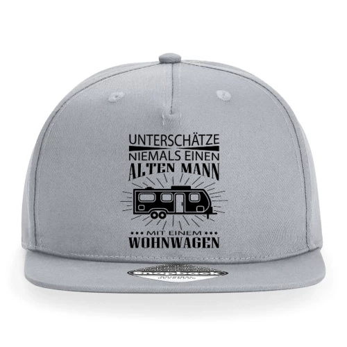 Alter Mann mit Wohnwagen Camping Rentner Sonstig. Cap Alter Mann mit Wohnwagen Camping Rentner Cap