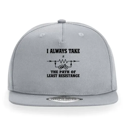 Always Take The Path Of Least Resistance Ebiker Cap Sonstig. Snapback Rapper