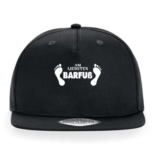 Am liebsten Barfuss Barfuß Barefoot Sonstig. Cap