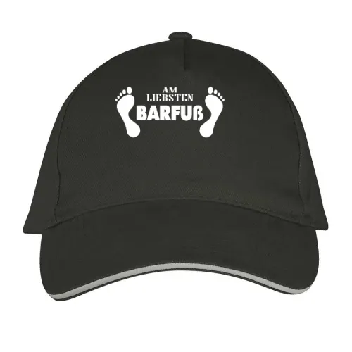 Am liebsten Barfuss Barfuß Barefoot Cap Sonstig. Long Beach