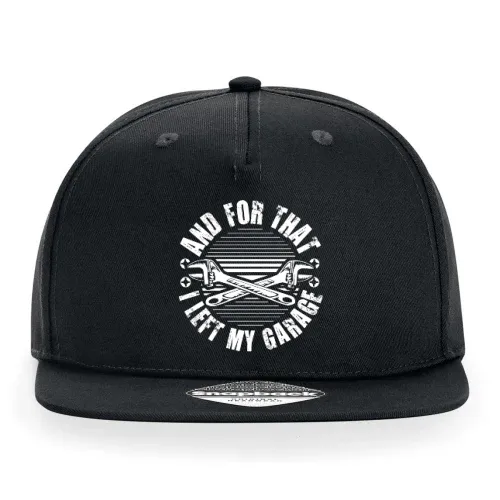 And For That I Left My Garage - Kfz Mechaniker Cap Sonstig. Snapback Rapper