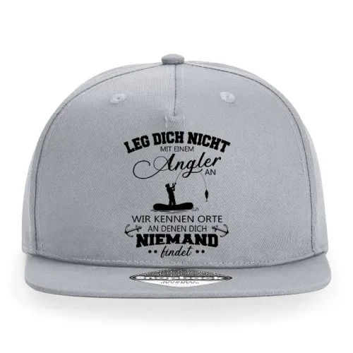 Angler Fischer Angeln Orte Spruch Fishing Geschenk Cap Sonstig. Snapback Rapper
