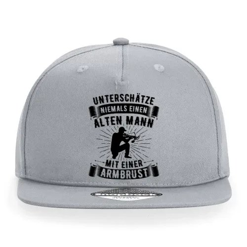 Armbrust Bogenschießen Alter Mann Bogensport Cap Sonstig. Snapback Rapper