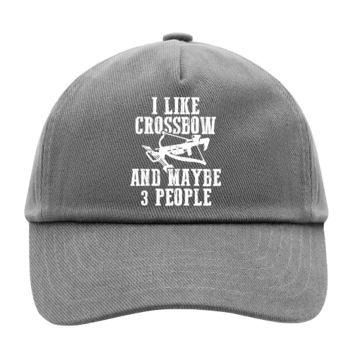 Armbrust Spruch I Like Crossbow und Maybe 3 People Cap Sonstig. Kinder Cap