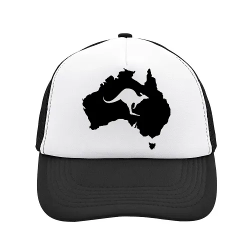 Australien mit Känguru Sonstig. Cap
