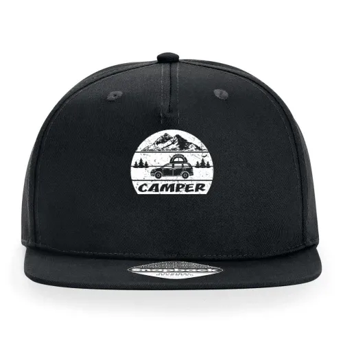 Auto Camper Dachzelt Camping mit Bergen Cap Sonstig. Snapback Rapper