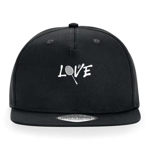 Badminton Love Federball Badmintonspieler Cap Sonstig. Snapback Rapper