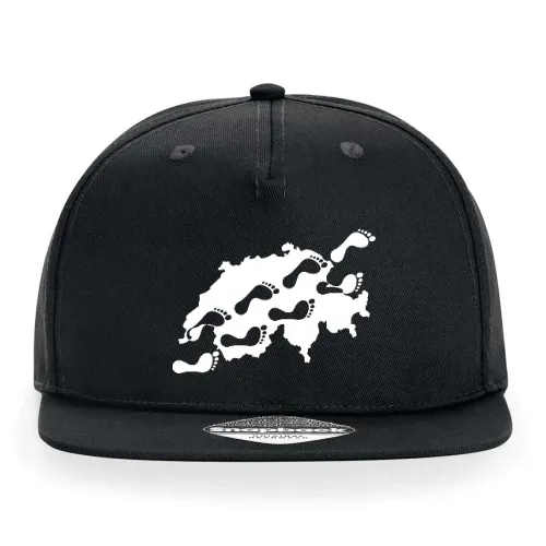 Barfuss Wandern Schweiz Karte Cap Sonstig. Snapback Rapper