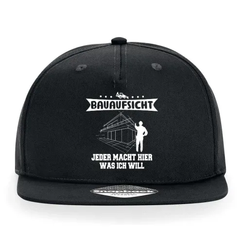 Bauaufsicht Jeder Macht Was Ich Will Bauherr Cap Sonstig. Snapback Rapper